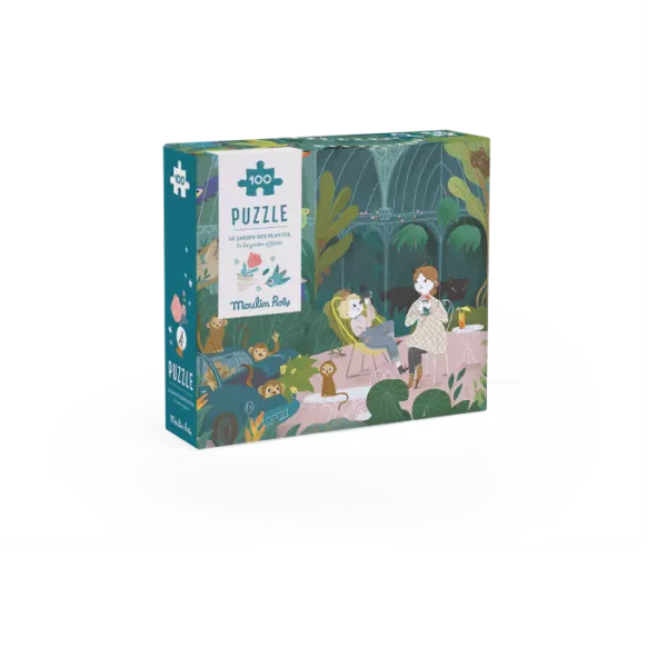 Puzzle_Au_jardin_des_plantes_100_pcs_Les_Parisiennes_Moulin_Roty