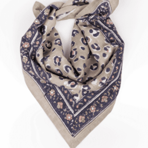 petit foulard bengal tilleul
