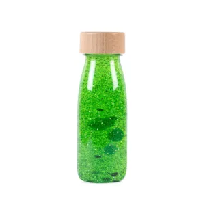 bouteille sensorielle verte