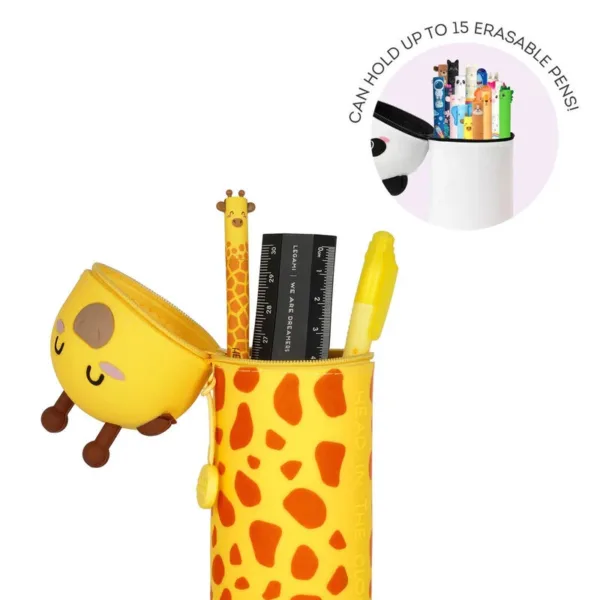 trousse en silicone girafe