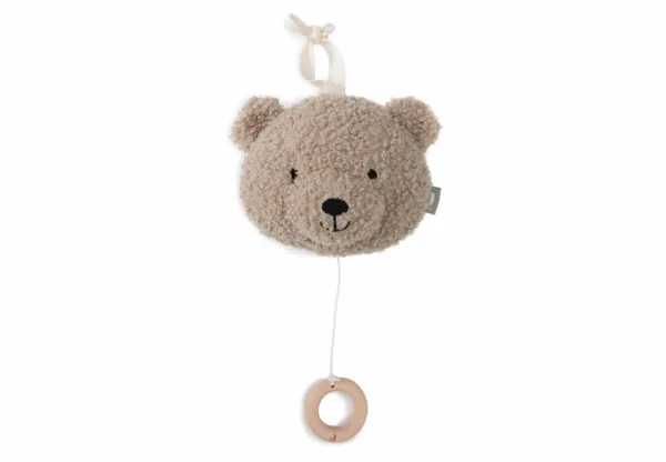 peluche musicale olive green teddy bear