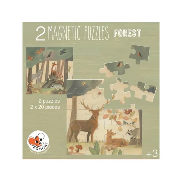 puzzle magnétique forêt