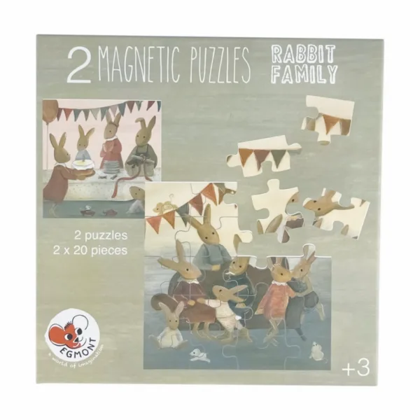 puzzle famille lapin