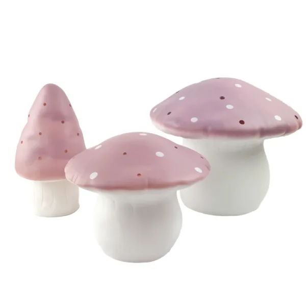 champignon lampe veilleuse lila