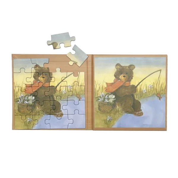 puzzle magnétique teddy bear