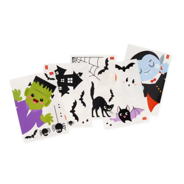 Set de 35 Autocollants Électrostatiques pour Fenêtre - Halloween