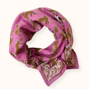 grand foulard latika bengale fushia