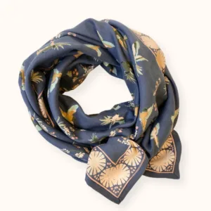 grand foulard latika cerisier orage