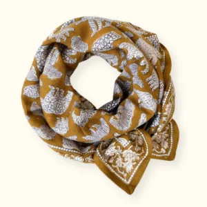 grand foulard latika ours tapenade