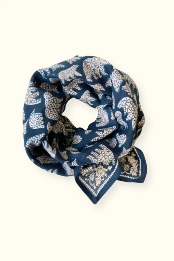 grand foulard latika ours orage