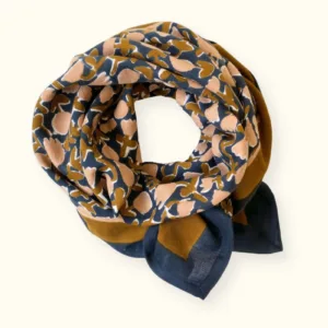 grand foulard latika tulipe orage