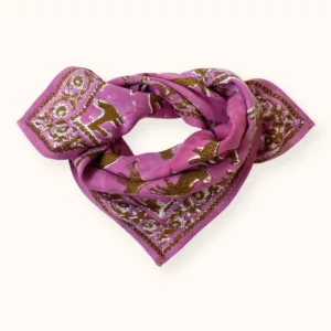 Petit foulard Manika - Bengale Fuchsia