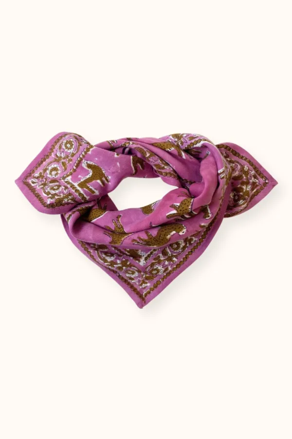 Petit foulard Manika - Bengale Fuchsia