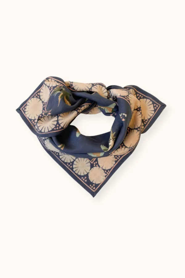 Petit foulard Manika - Cerisier Orage