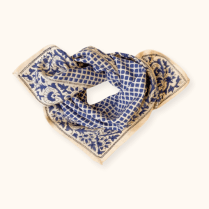 Petit foulard Manika - Mosaïc Navy blue