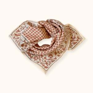 foulard manika mosaic terracotta