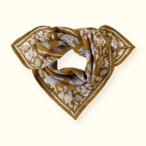 petit foulard manika ours tapenade