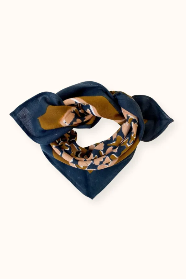 foulard manika tulipe orage