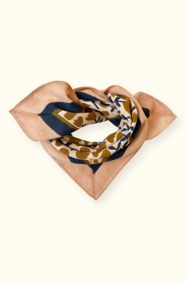 foulard manika tulipe kaki