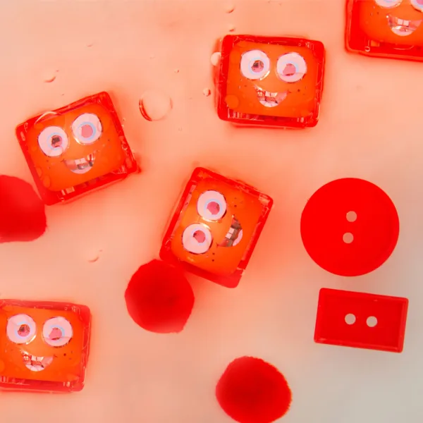 cubes lumineux rouges sammy