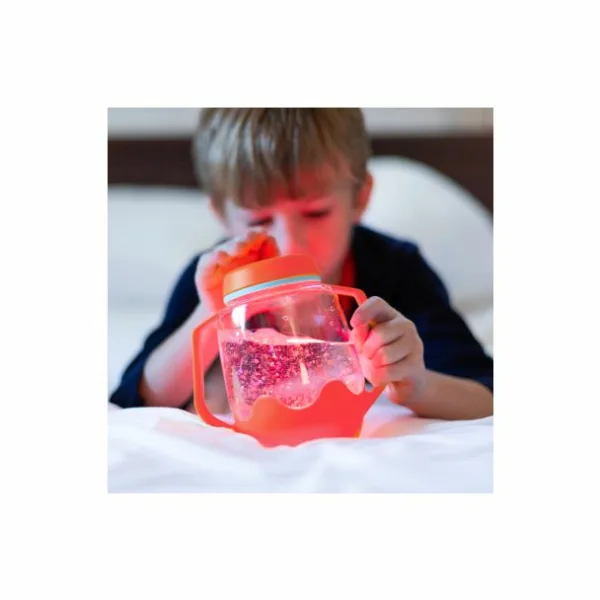 jar sensorielle lumineuse corail