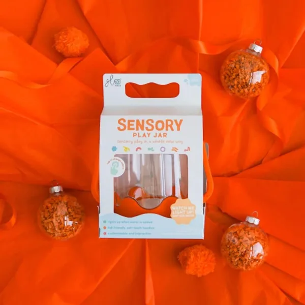 jar sensorielle lumineuse orange