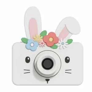 appareil photo lapin des fleurs