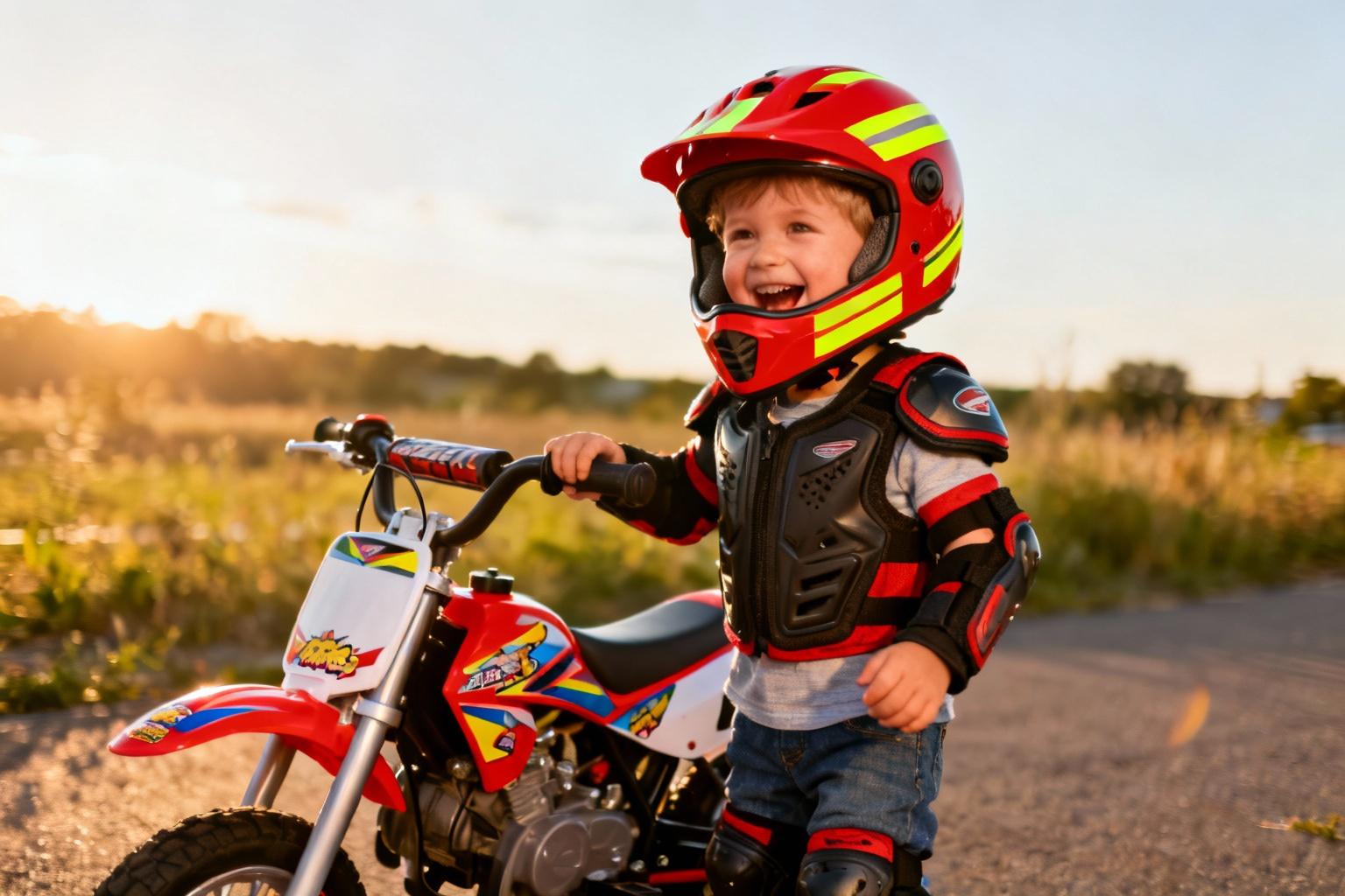 Quel casque moto choisir pour votre enfant de 3 ans