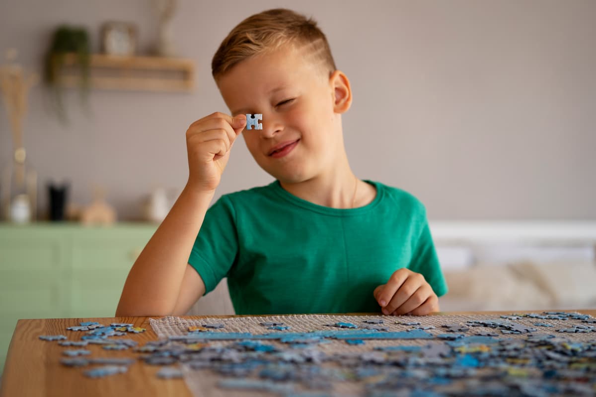 Quel nombre de pièces de puzzle pour un enfant de 5 ans ?