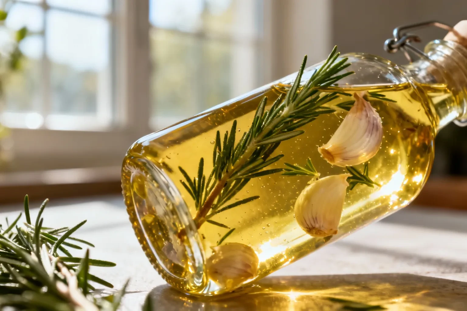 Comment faire de l’huile aromatisée maison en 3 méthodes simples