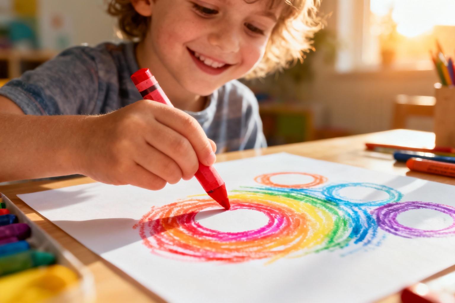 Exemples de dessins d’enfants de 3 ans : que dessinent-ils vraiment ?