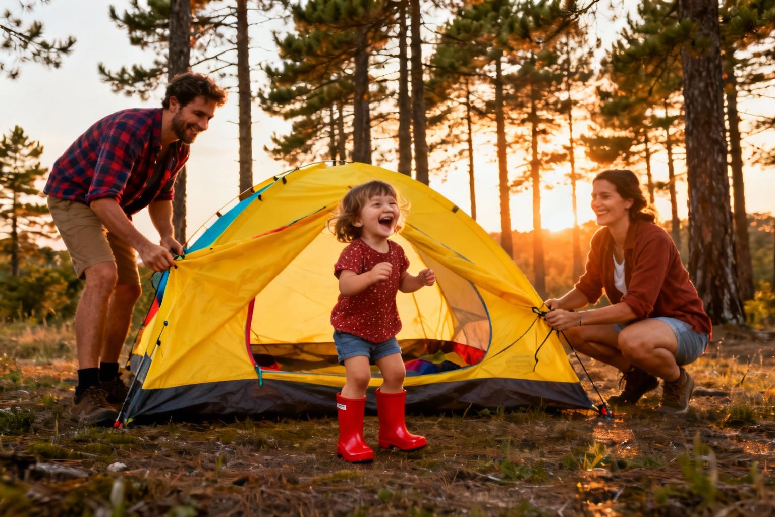 Camping avec enfant de 3 ans : le guide pratique pour des vacances réussies