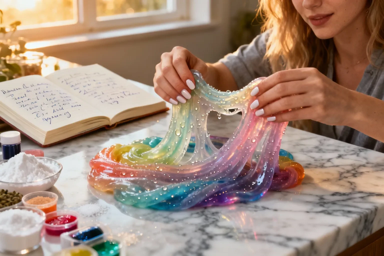 Comment faire du slime maison facilement avec des ingrédients simples