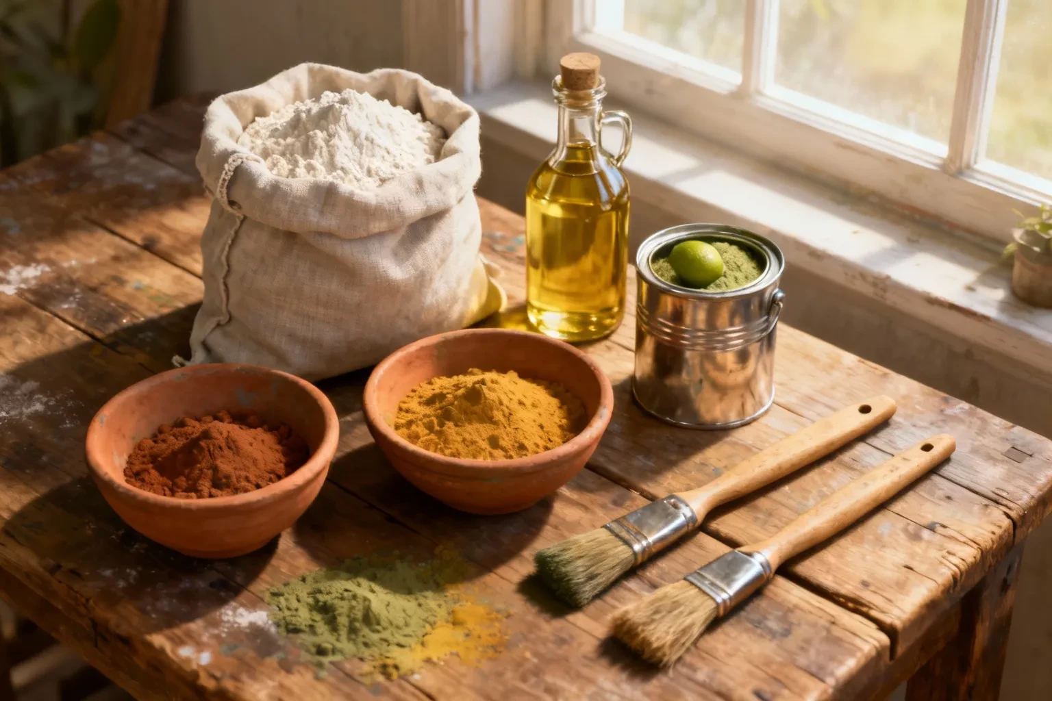 Comment fabriquer sa peinture fait maison pour mur avec des ingrédients naturels