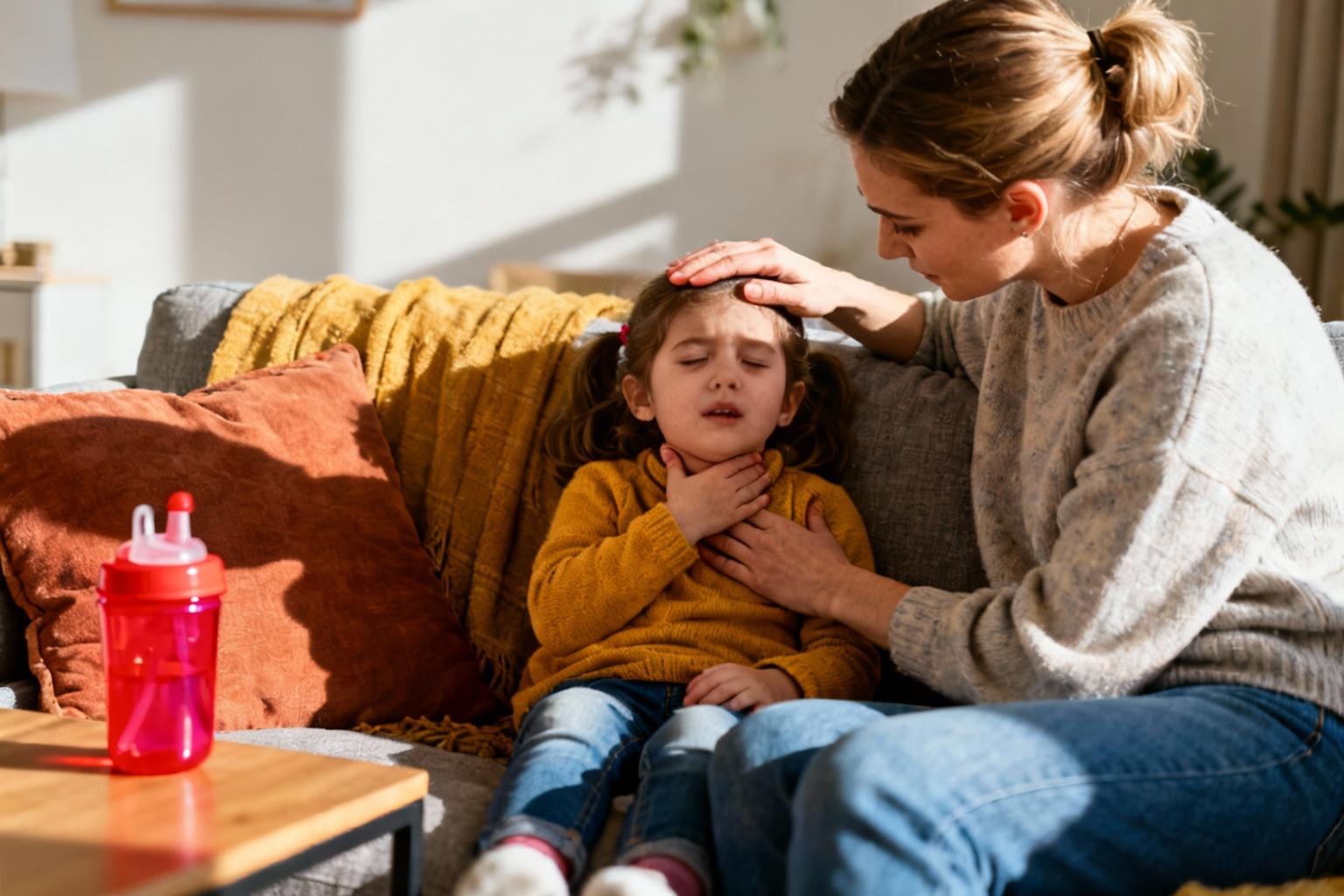 Mal de gorge chez un enfant de 3 ans : causes, soins et quand consulter