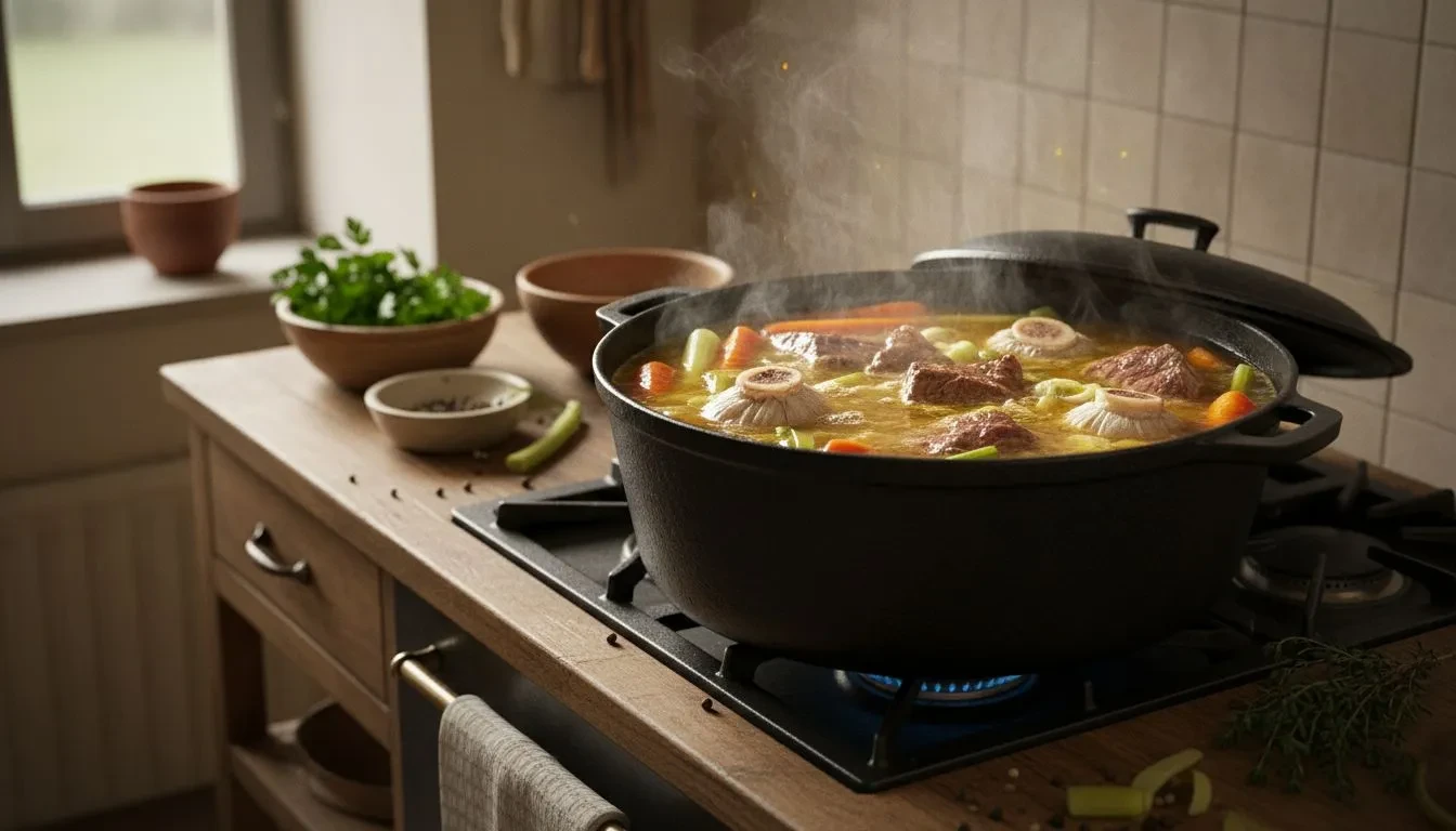 Quatre morceaux de bœuf mijotés 3 heures : la biochimie du pot-au-feu